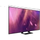 Samsung 75AU9000 Ultra HD 4K LED televizyon ekranında canlı renkler, genel siyah tasarım