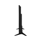Vestel 43UD8470 Ultra HD 4K LED televizyonun siyah renkli yan görünümü ve ayak tasarımı