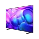 Samsung 75Q6FA Ultra HD 4K QLED televizyon; mor-mavi soyut arayüzlü ekran, ince çerçeve tasarım.