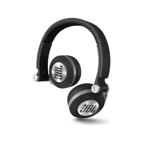 JBL Synchros E30 Kablolu siyah kulaklık, ayarlanabilir kafa bandı ve yuvarlak kulaklık pedleriyle