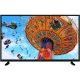 Arçelik A49L 8850 5B Ultra HD 4K LED televizyon, siyah çerçeveli ve renkli eğlence parkı görüntüsüyle
