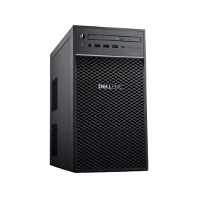 Dell PowerEdge T40 32 GB 2048 GB SSD siyah masaüstü bilgisayar kasası önden görünüm