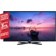 Vestel 43FA7000 Full HD LED televizyon, siyah çerçeveli ekranında gün batımı ve tekne manzarası gösteriyor.