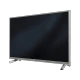 Grundig 49 GDU 7800S Ultra HD 4K LED televizyon, ince çerçeveli ekranı ve gümüş ayaklarıyla önden görünüm