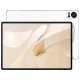Huawei MatePad Air 2024 gri tablet, çift kameraya sahip arka tasarım ve büyük ekran ön görünümü