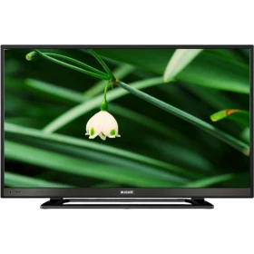 Arçelik A32-LB-5433 HD Ready HD TV, siyah çerçeveli LED televizyon ve çiçek görüntüsü