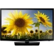 Samsung 32H4000 HD Ready HD TV, genel renkli düz ekran televizyon vitrini, ayçiçek manzaralı canlı ekranı gösterir.