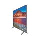 Samsung 65TU7100 Ultra HD 4K LED televizyon ekranda doğal manzara görüntüsü ile, genel renkli ince tasarım