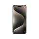 Apple iPhone 15 Pro Max Natürel Titanyum akıllı telefon, önden görünüm, ince çerçeve ve Dynamic Island ekran﻿
