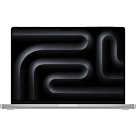 Apple MacBook Pro M3 Max 16.2 inç laptop, gümüş renk, önden açık ekranlı ana ürün görünümü