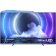 Philips 65PML9506 Ultra HD 4K LED televizyon, bulutlu sahne ve Mini LED aydınlatma efektli vitrin görünümü