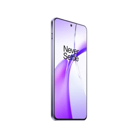 Mor renkli OnePlus Ace 3v akıllı telefon, ince çerçeveli ekranı ve önden açılı görünümüyle