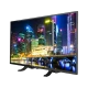 Axen Olympus 42 inç LED televizyon, siyah çerçeveli Full HD ekranında gece şehir manzarası gösteriyor