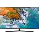 Samsung 49NU7500 Ultra HD 4K LED TV ekranında renkli deniz manzarası görünüyor, genel renkli model