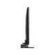 Philips 55PUS8848 Ultra HD 4K LED televizyon siyah renkli, yandan standlı tasarım görünümü