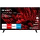 Axen AX55UMN253 Ultra HD 4K 55 inç LED televizyon, siyah ekranında kırmızı çiçekli içerik görüntüsü