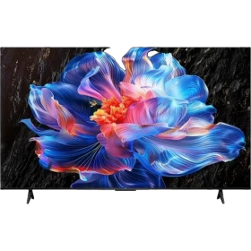 TCL 75V6C 75 inç Ultra HD 4K LED televizyon; canlı çiçekli ekran, genel renk görünümü