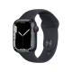 Apple Watch Series 7 Cellular 41mm siyah alüminyum kasa ve spor kordonlu akıllı saat