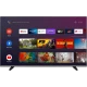 Vestel 55UA9630 Ultra HD 4K LED televizyon, siyah çerçeveli ekranında akıllı TV uygulamalarını gösteriyor.