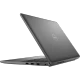 Dell Latitude 3550 N006L355015U06 koyu gri iş ve ofis laptopu, açık kapak açıdan görünüm