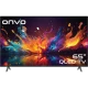 Onvo 65OVF5000AQ Ultra HD 4K QLED LED televizyon, siyah çerçeveli geniş ekran ve renkli görüntü