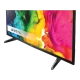 LG 43UH610V Ultra HD 4K LED televizyon siyah çerçeve, canlı renklerle ekranda gösterim yapıyor