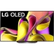 LG OLED77B36LA Ultra HD 4K OLED televizyon, canlı renkli soyut ekran tasarımı, genel renkli.