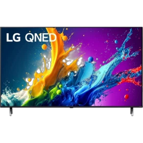 LG 55QNED80T6A Ultra HD 4K TV, QNED Televizyon; renkli ekranda dinamik sıçrama görseli