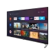 Grundig Munich 43 GFF 6970 B Full HD LED TV, açılı görünüm ve akıllı TV ana ekranı