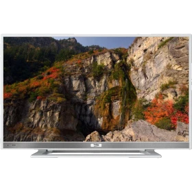Beko B28 LW 5433 HD Ready HD TV, doğa manzarası gösteren ince çerçeveli televizyon