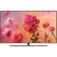 Samsung 65Q9FN Ultra HD 4K QLED televizyon; ekranda canlı çiçek görselleri, genel siyah tasarım