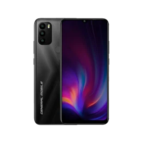 General Mobile GM 21 Pro New Edition siyah akıllı telefon, ön ekran ve arka üçlü kamera tasarımıyla
