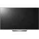 LG 55EW961H Ultra HD 4K OLED televizyon; genel siyah ekran görünümü ve ince tasarım detayları