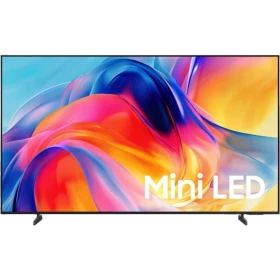 Samsung 85M70H Ultra HD 4K LED televizyon, canlı renkli ekrana sahip vitrin görünümü