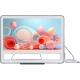 Vestel 24HA9530M HD Ready LED televizyon, beyaz çerçeveli tasarım ve renkli ekranıyla önden görünüm