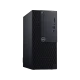 Dell OptiPlex 3070 N512O3070MT_U siyah masaüstü bilgisayar kasası, ön panel ve bağlantı noktalarıyla birlikte