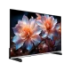 Vestel 43UA9540 Ultra HD 4K LED televizyon, ince siyah çerçevesi ve çiçek görüntüsüyle açılı duruyor