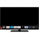 Vestel 55O9900 Ultra HD 4K OLED televizyon, siyah çerçeveli ve akıllı TV uygulama menüsüyle görünür.
