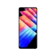 Infinix Hot 30 Play NFC siyah akıllı telefon, önden ekran görünümü ve merkezde selfie kamerası