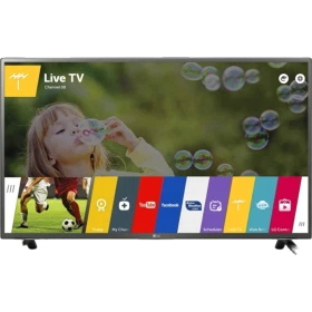 LG 42LF650V Full HD FHD LED televizyon, ekranda çocuk ve canlı TV arayüzü ile vitrin görünümü