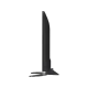 LG 43UM7450PLA Ultra HD 4K LED televizyon, siyah renkli modern tasarım ve ince ayak detayı
