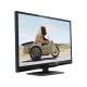 Philips 22PFH4109 Full HD LED televizyon, genel siyah renkli düz ekran ve peluş karakterli görüntü