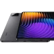 Xiaomi Pad 7 gri tablet, 8 GB RAM ve 256 GB depolama; renkli ekran görünümüyle yakın plan