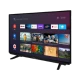 Grundig 65 GFU 7850 B Ultra HD 4K LED televizyon, siyah çerçeveli ekranında akıllı TV menüsü gösteriyor