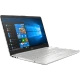 HP 15 dw4000nt 71V44EA iş ve ofis laptopu, gümüş renkli şık tasarım ve açık Windows ekranı