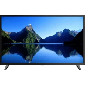 Sunny SN40DAL010 Full HD FHD TV, siyah çerçeveli ekranda dağ ve göl manzarası gösteriyor