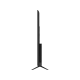 Axen AX75LEDB252 Ultra HD 4K siyah LED televizyonun ince yan profili ve ayak tasarımı
