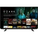 Beko B43 A 850 B Ultra HD 4K televizyon, siyah tasarım ve Netflix ekranıyla önden görünüm