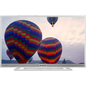 Arçelik A28 LW 5533 HD Ready LED TV, renkli sıcak hava balonları görüntüsü ve ince beyaz çerçevesiyle