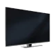 Arçelik A49L 9683 5S Ultra HD 4K LED televizyon, siyah ekranı ve gümüş renkli standıyla önden görünüm